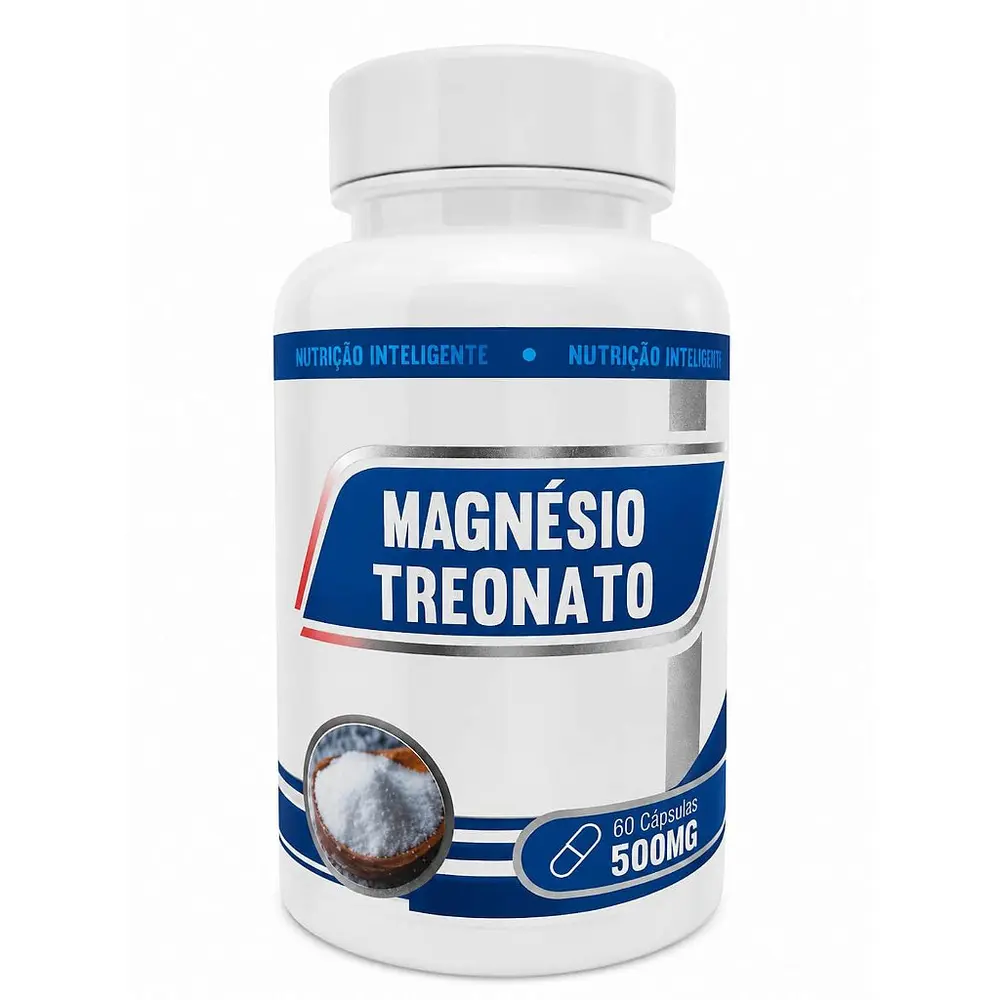 Magnésio Treonato - 60 caps - RN Suplementos alimentares
