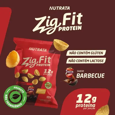 Zig Fit - salgadinho proteico de 40g cada - Nutrata