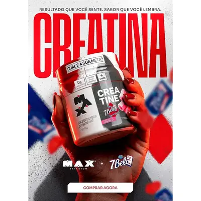 Creatina 7 Belo - 300g - Max Titanium