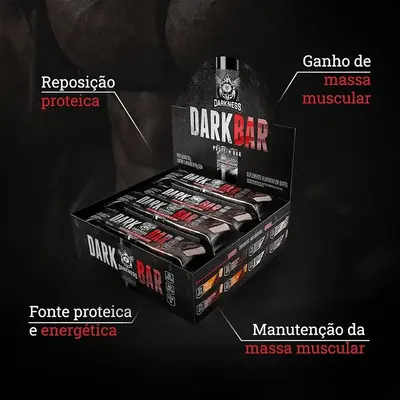 Dark Bar Darkness - Cx com 8 und de 90g cada (R$14,65 a unidade) - Integralmedica